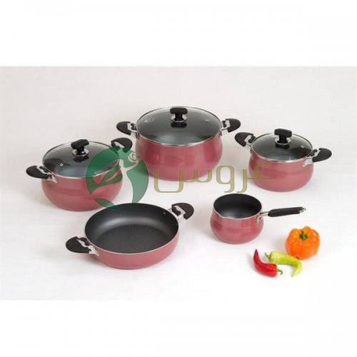 Products1443864218 سرویس تفلون عروس مرجان 8پارچه