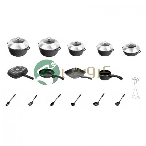 Products1527348534 سرویس قابلمه 22پارچه چدنگرانیت عروس