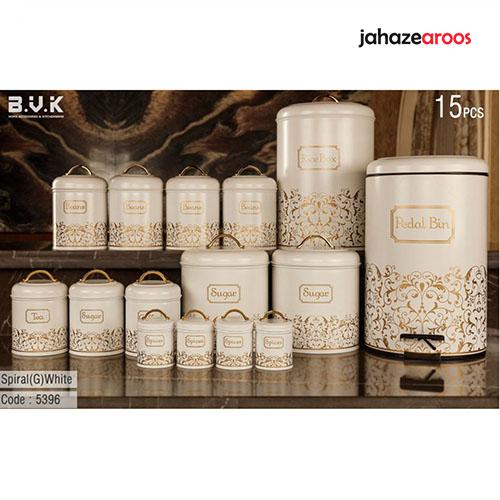 Y1 سرویس آشپزخانه 15 پارچه BVK مدل Spiral