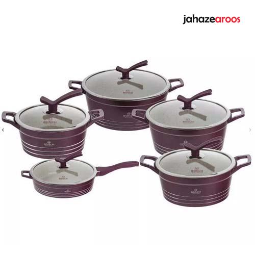 e1 سرویس قابلمه بوش 10 پارچه آلمانی گرانیتی