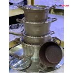 سرویس قابلمه بوش 10 پارچه آلمانی گرانیتی