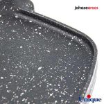 تابه گریل چدنی یونیک مربع درب دار UN-6009