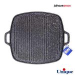 تابه گریل چدنی یونیک مربع درب دار UN-6009