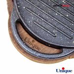 تابه گریل چدنی یونیک بیضی UN-6019