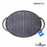 تابه گریل چدنی یونیک بیضی UN-6019