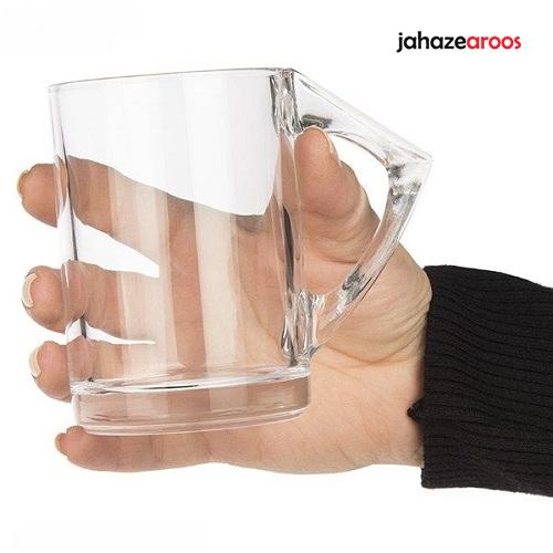 5 لیوان بلینک مکس دسته مثلثی